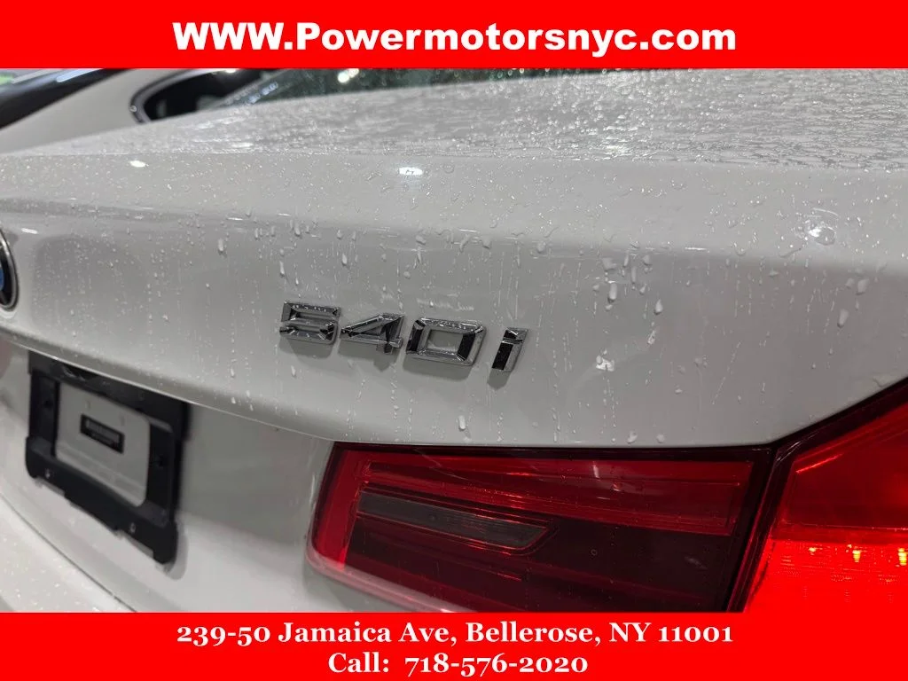 Used 2019 White BMW 540i xDrive image 14