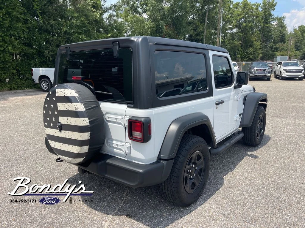 Used 2025 Bright White Clearcoat Jeep Sport image 15