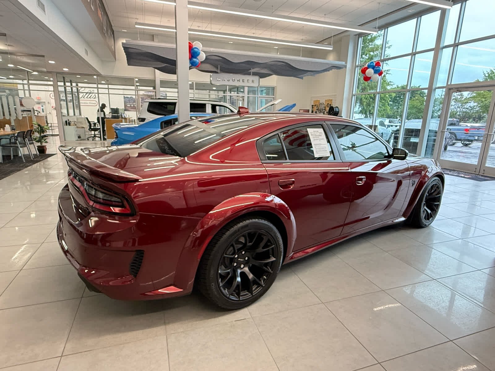 Used 2023 Octane Red Pearlcoat Dodge SRT Hellcat Widebody Jailbreak image 6