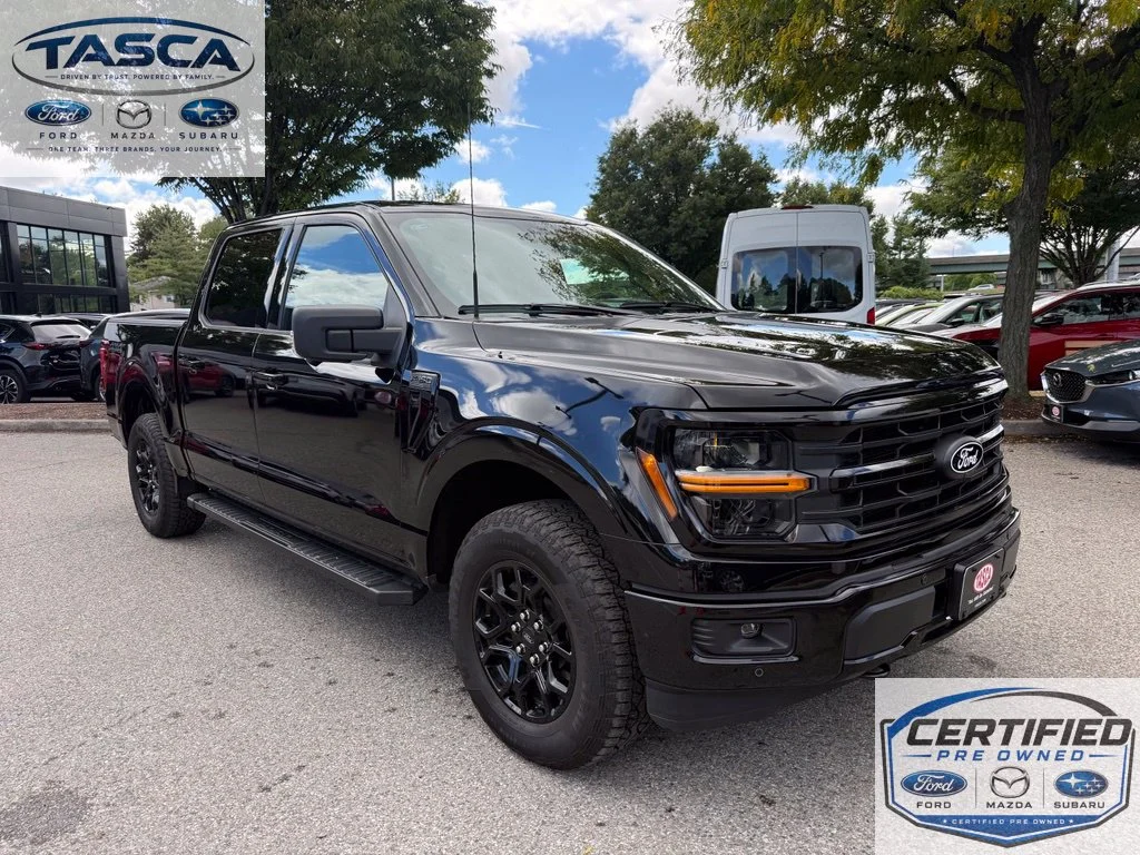 Certified Used 2024 Agate Black Metallic Ford XLT image 1
