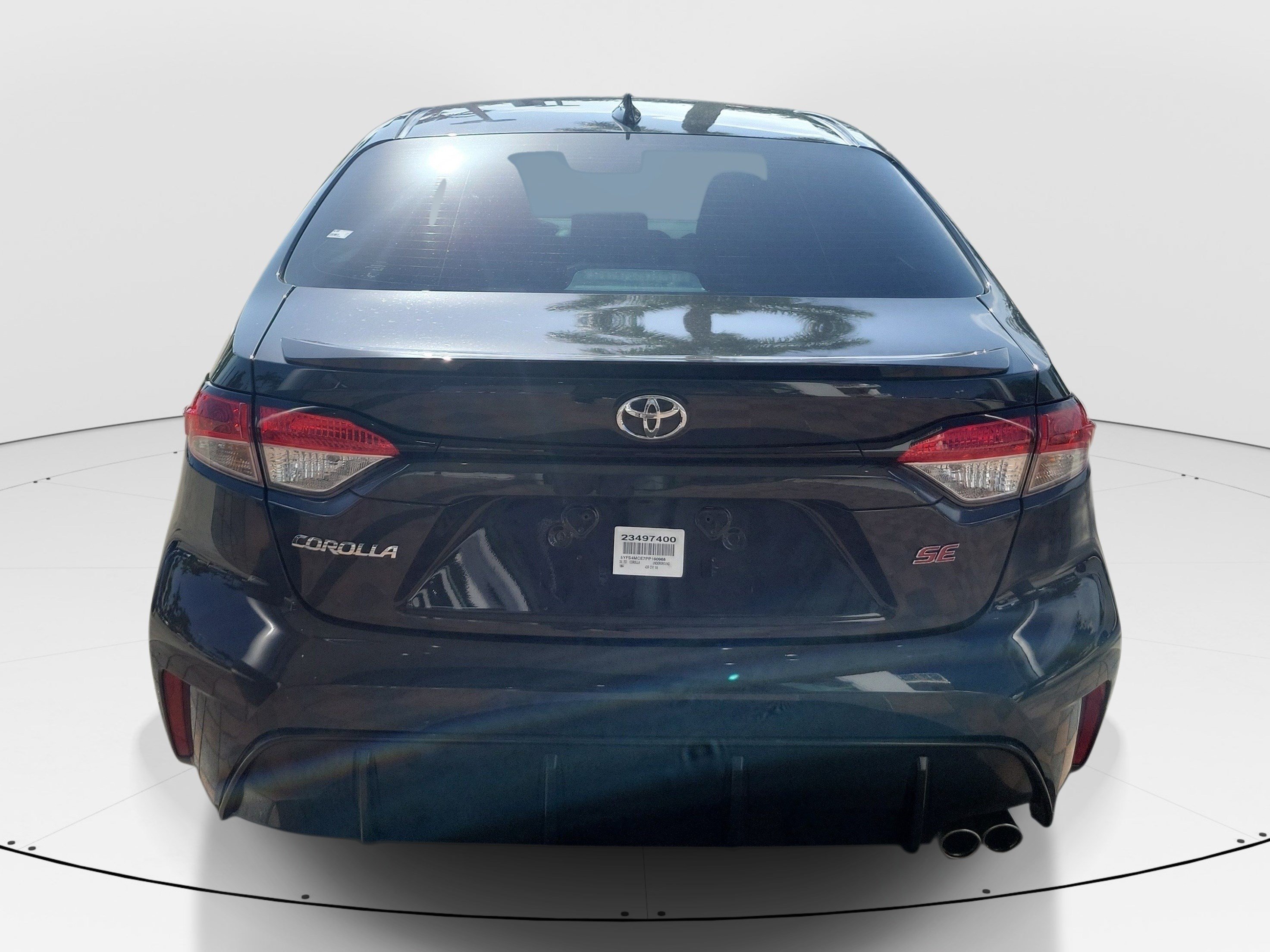 Used 2023 Midnight Black Metallic Toyota SE image 6