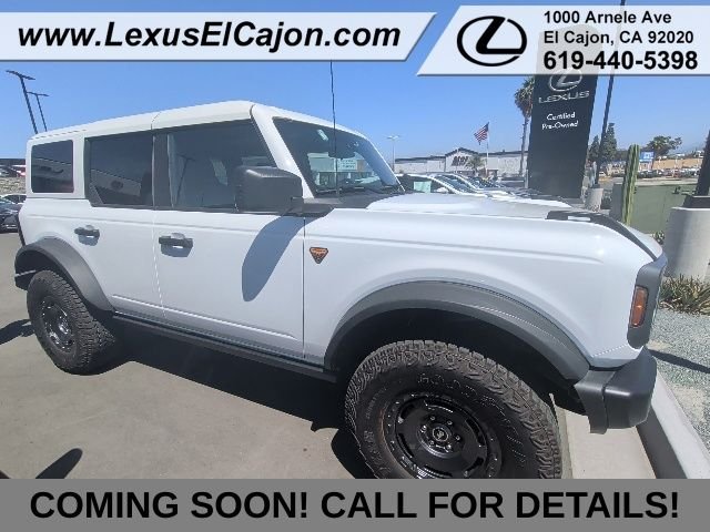 Used 2025 White Ford Badlands image 2