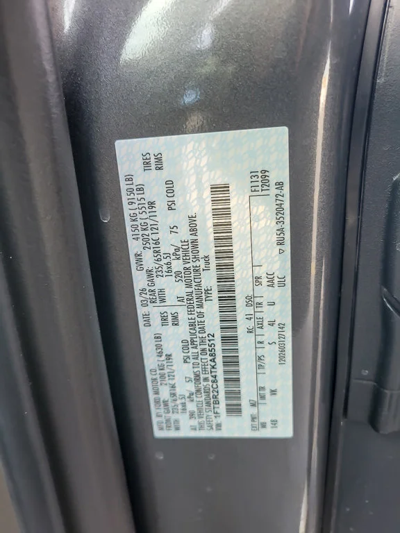 New 2026 Carbonized Gray Metallic Ford Cargo Van image 33