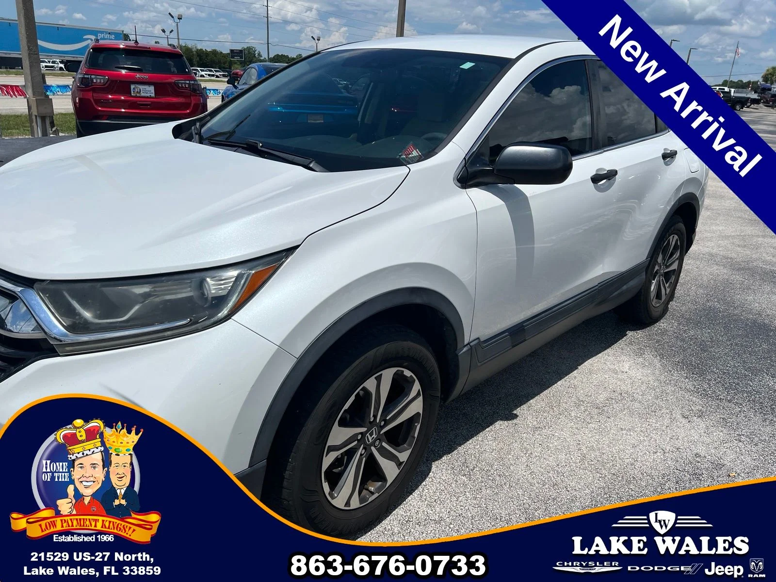 Used 2019 Honda CR-V LX with VIN 2HKRW6H39KH204678 for sale in Lake Wales, FL