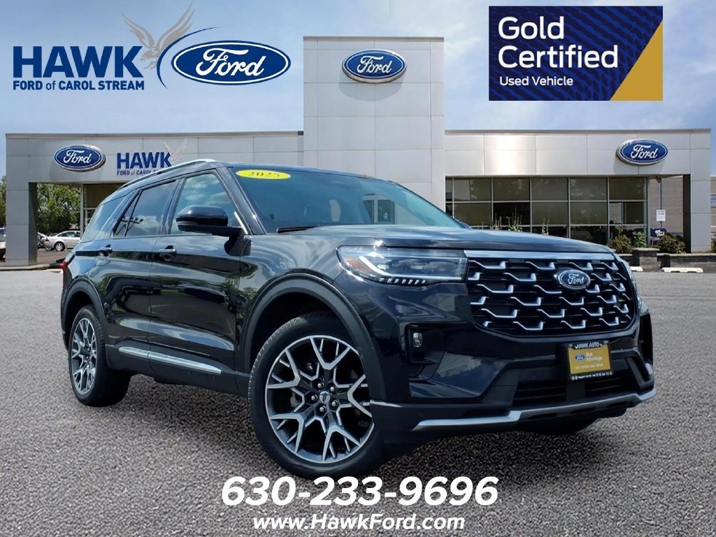 Certified Used 2025 Black Ford Platinum image 1