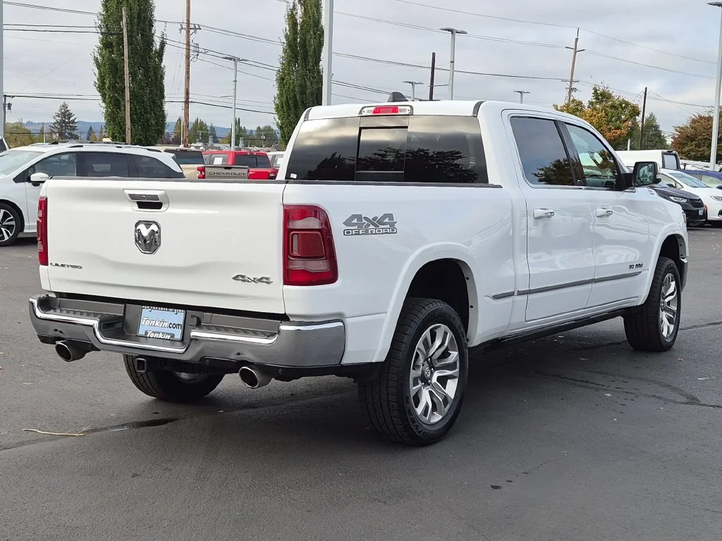 Used 2022 Bright White Clearcoat Ram Limited image 6