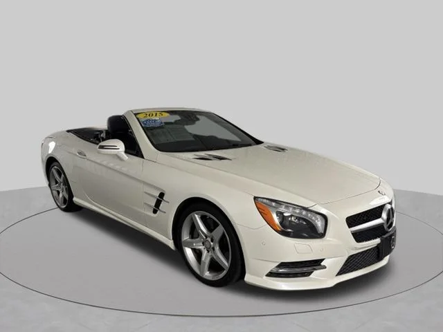 Used 2015 White Mercedes-Benz SL 400 Roadster image 9