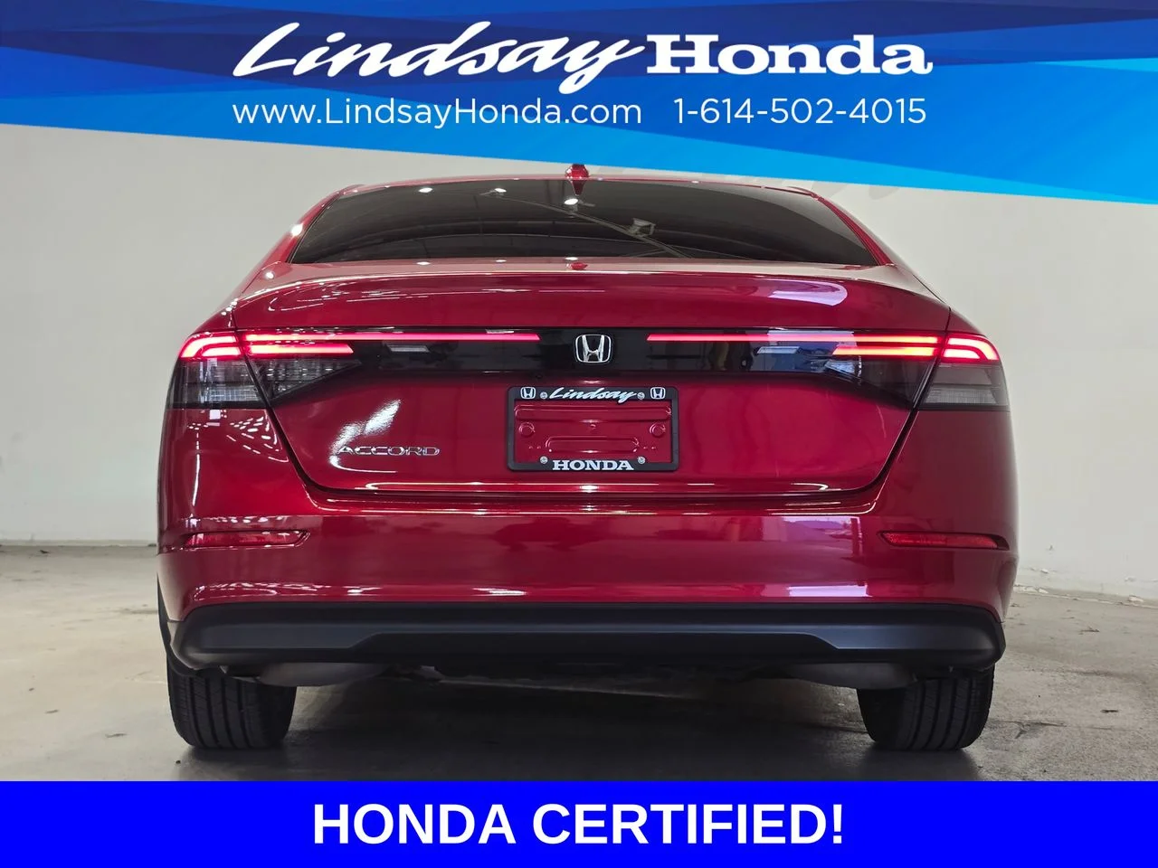 Certified Used 2024 Radiant Red Metallic Honda EX image 5