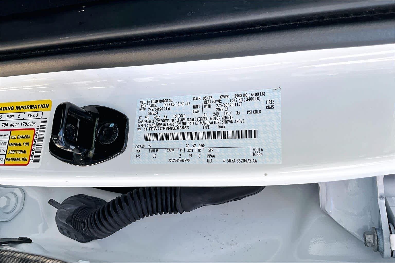 Used 2022 Oxford White Ford XL image 34