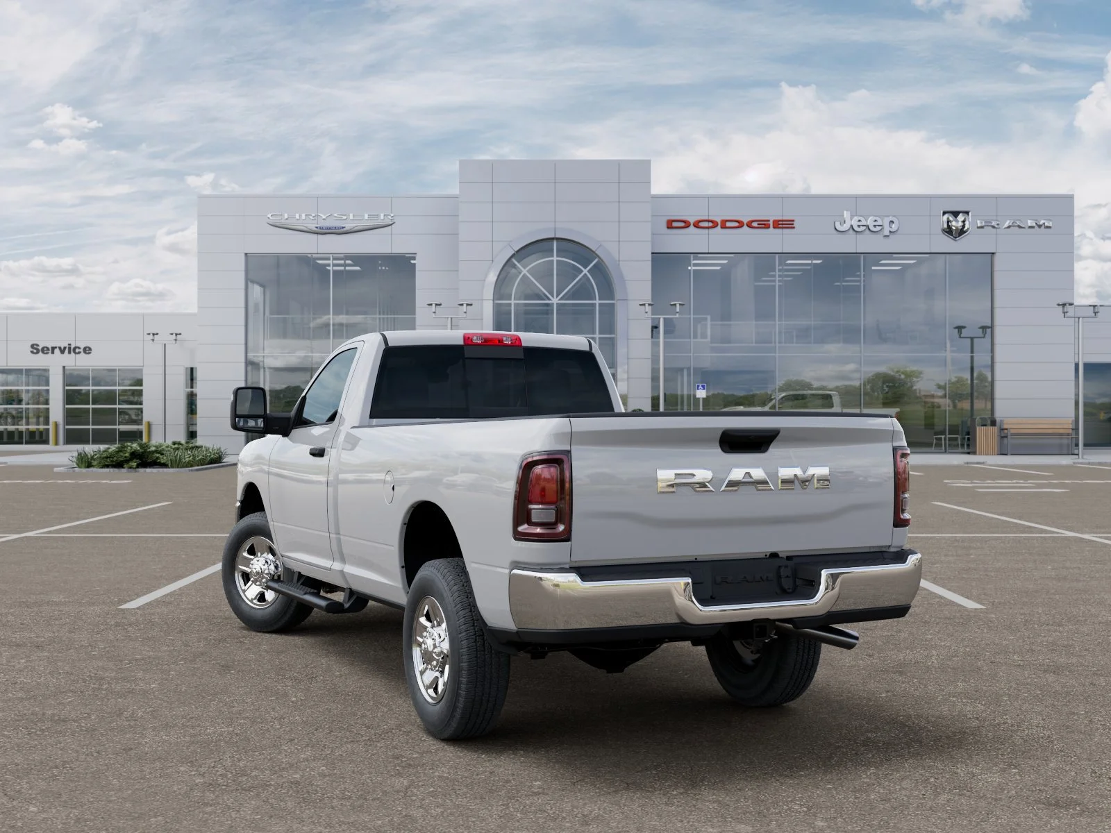 New 2026 Bright White Clear-Coat Exterior Paint RAM Tradesman image 3