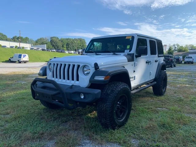 Used 2020 White Jeep Unlimited Sport S image 4