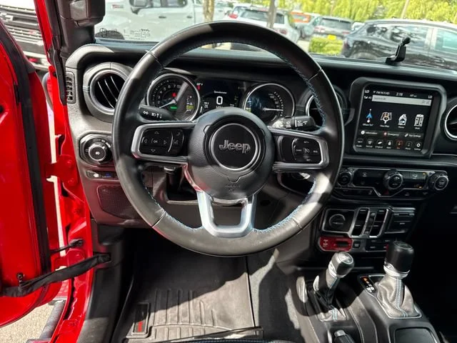 Used 2022 Firecracker Red Clearcoat Jeep Unlimited Rubicon 4xe image 17