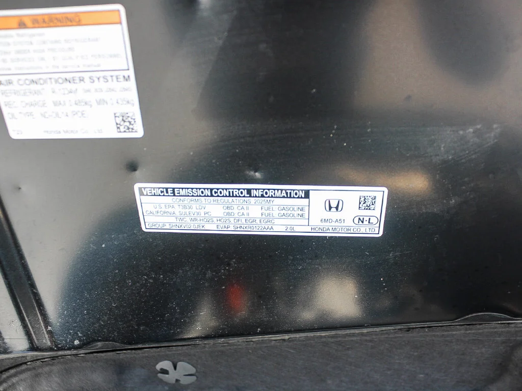 Certified Used 2025 Crystal Black Pearl Honda Sport image 28
