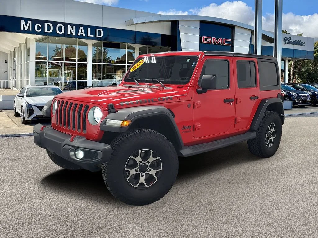 Used 2020 Red Jeep Rubicon image 1