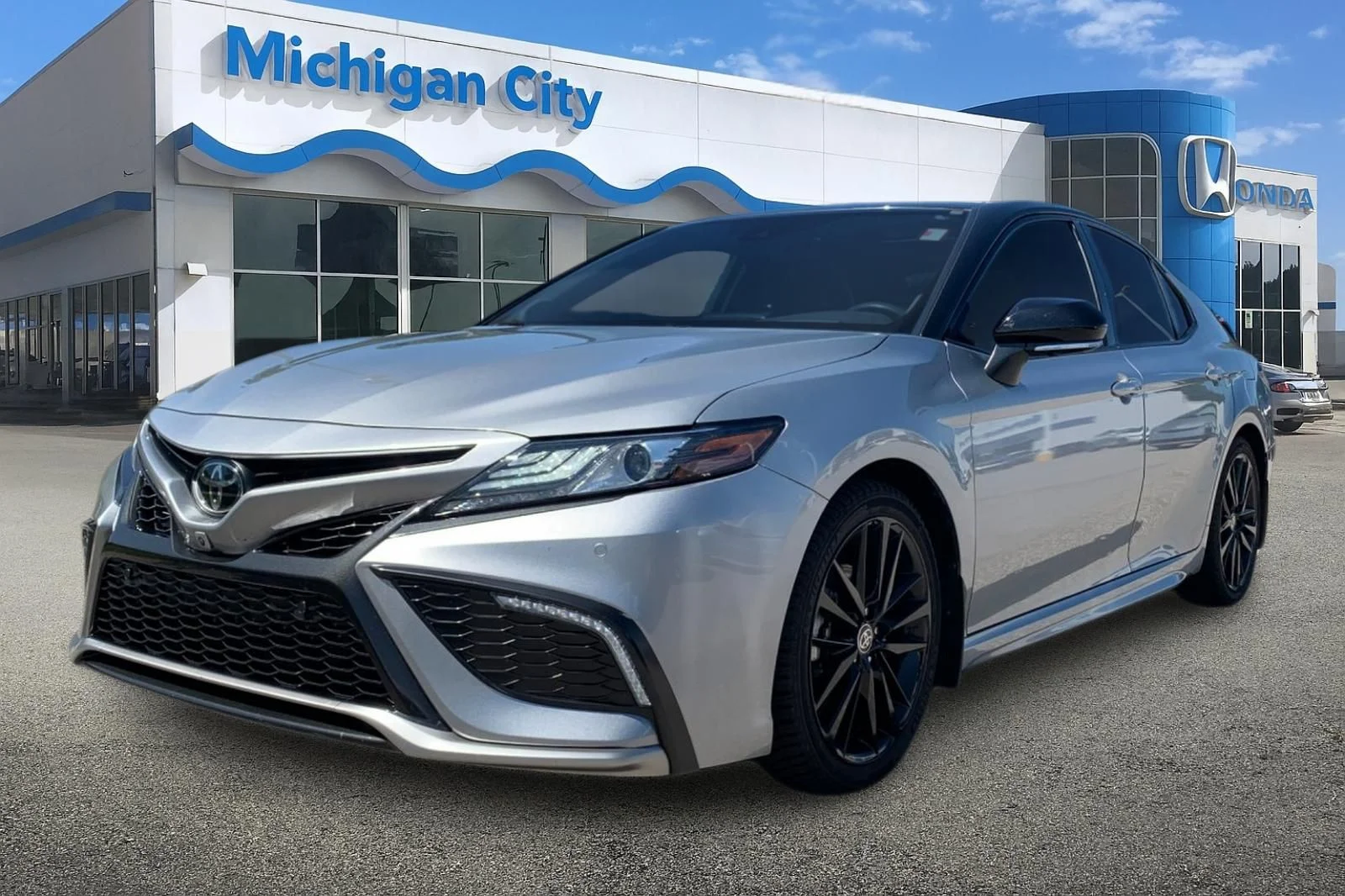 Used 2023 Silver Toyota XSE image 1