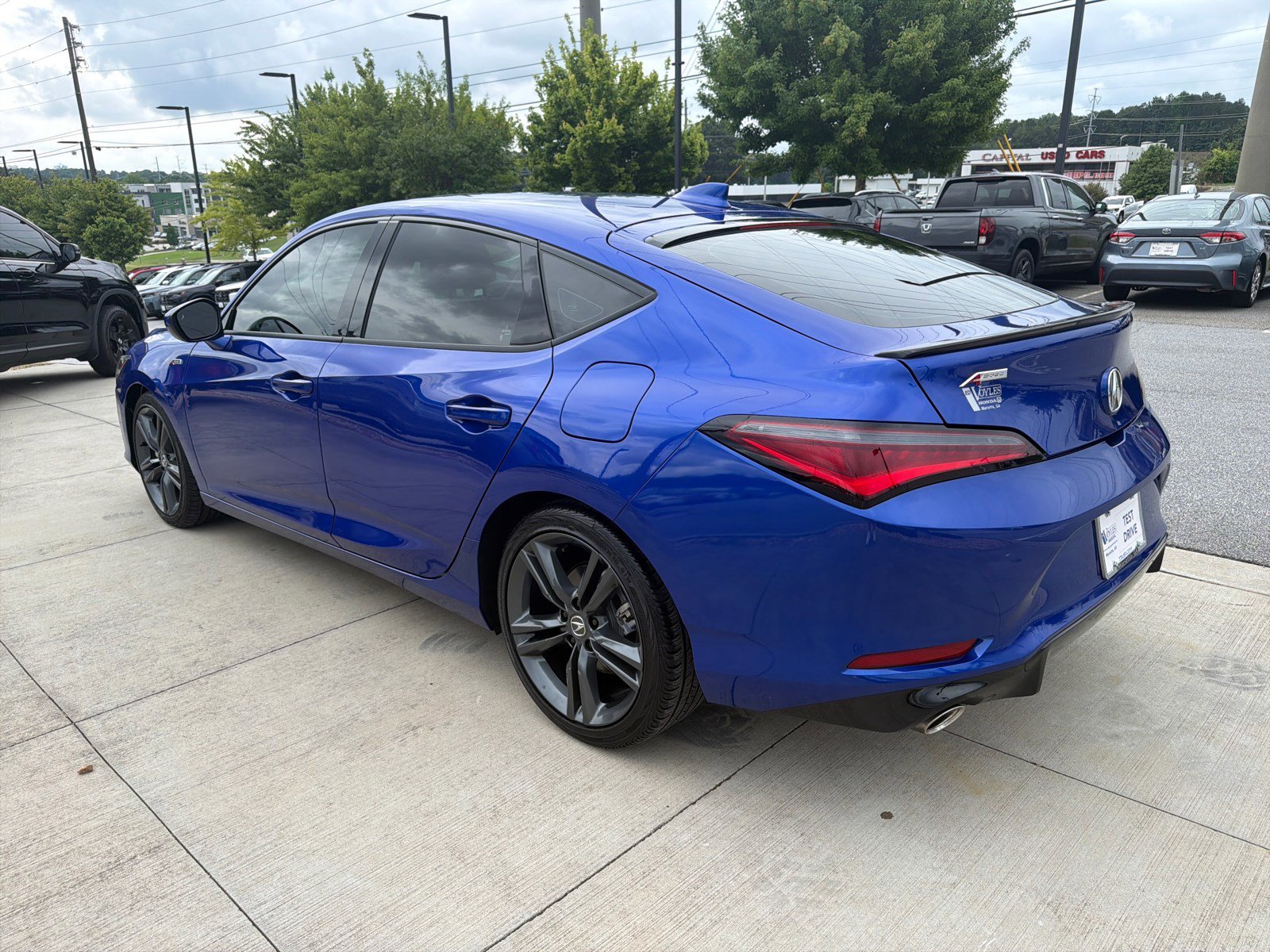 Used 2024 Apex Blue Pearl Acura with A-Spec Package image 7