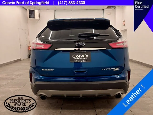 Certified Used 2020 Atlas Blue Metallic Ford Titanium image 5