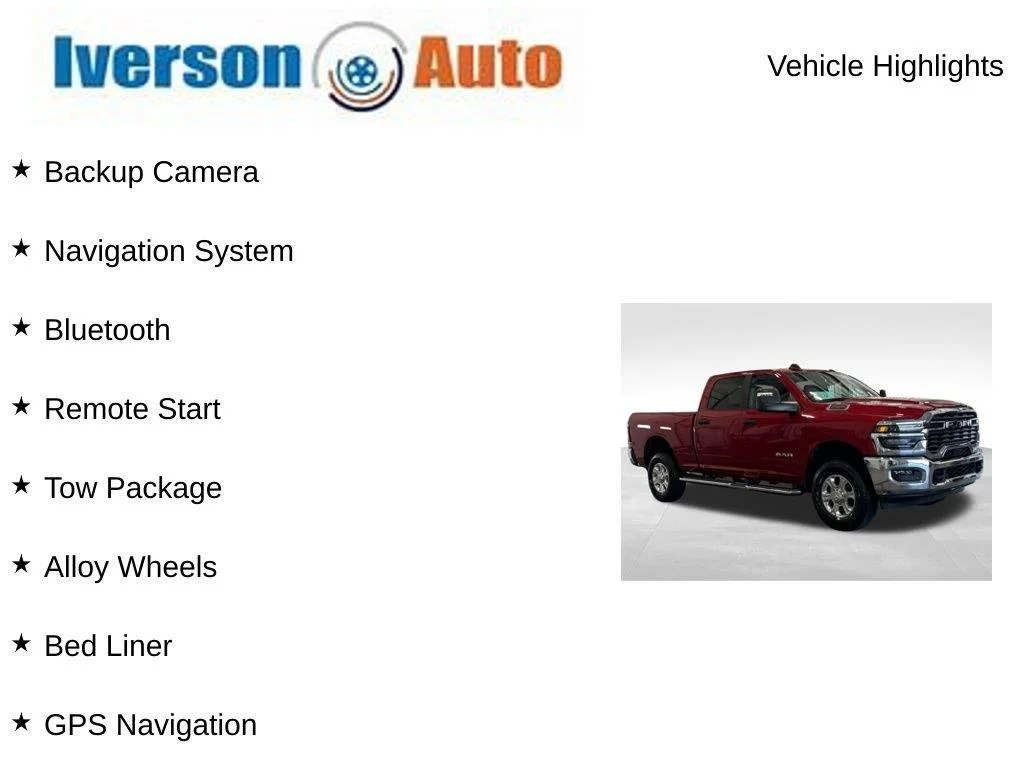 Used 2026 Molten Red Pearlcoat Ram Big Horn image 2