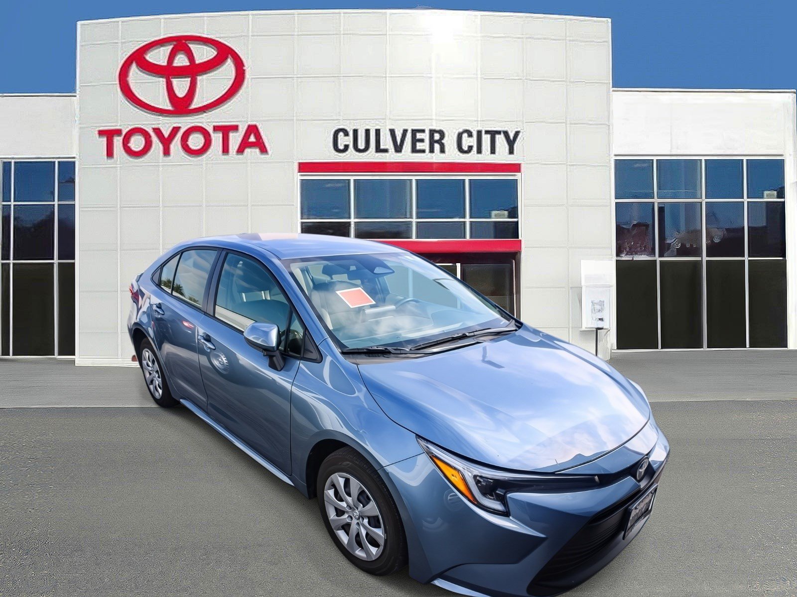 Certified Used 2025 Celestite Toyota Hybrid LE image 1