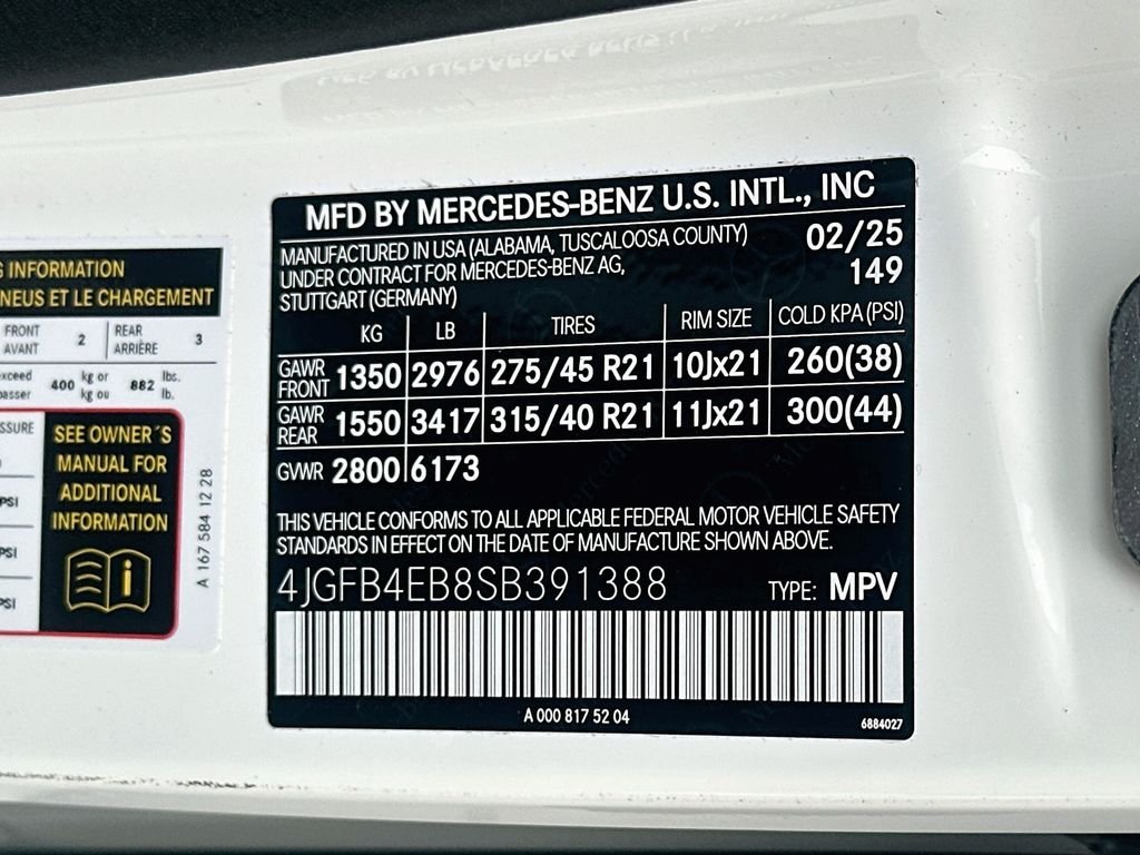 Certified Used 2025 White Mercedes-Benz GLE 350 image 33