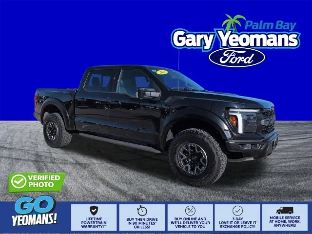 Certified Used 2025 Agate Black Metallic Ford Raptor image 1