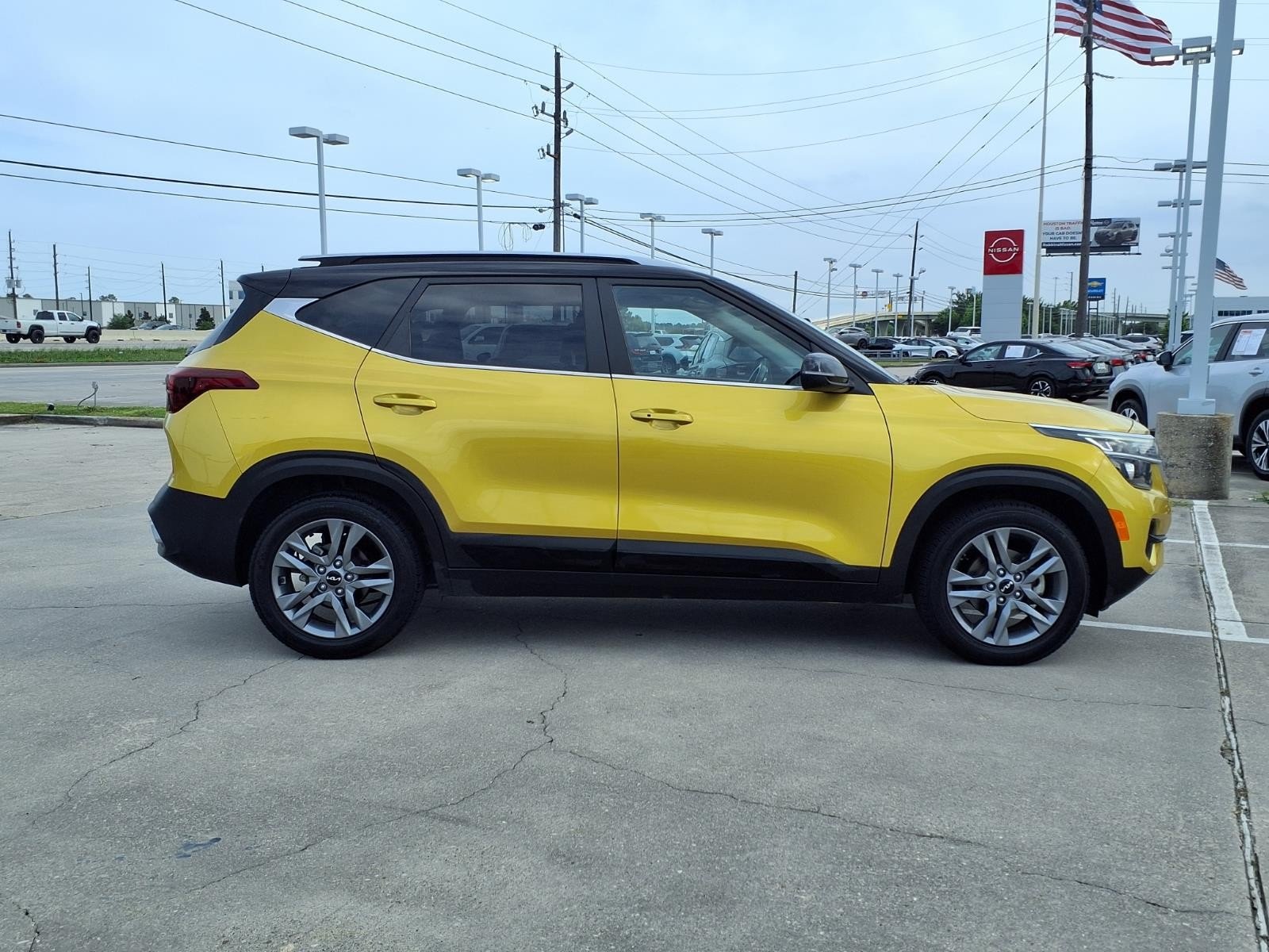 2022 Kia Seltos S Yellow at Group 1 GMC Buick South