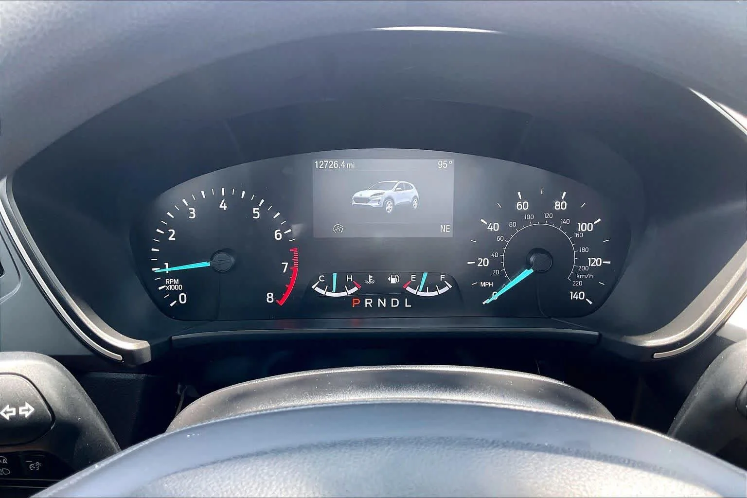 Used 2021 Agate Black Metallic Ford SE image 21