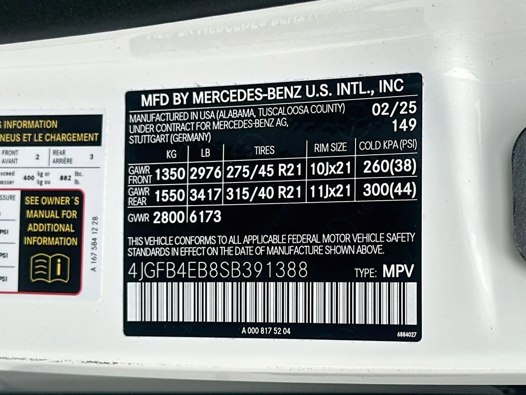 Certified Used 2025 Polar White Mercedes-Benz GLE 350 image 33