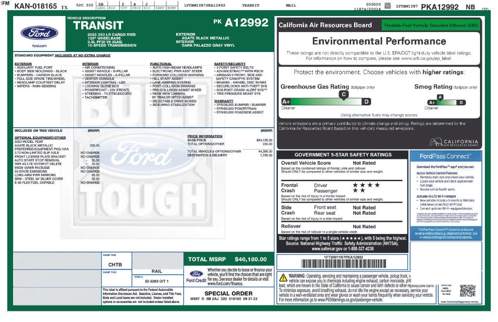 Used 2023 Black Metallic Ford Base image 38