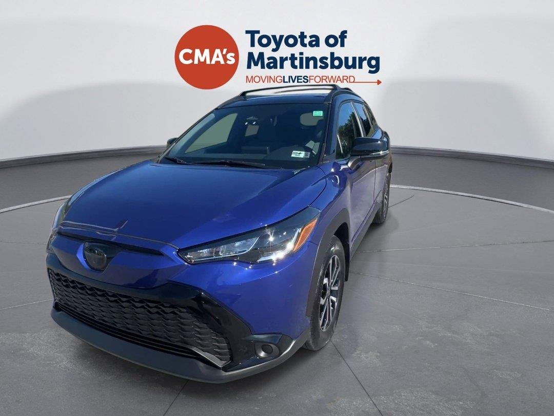 Used 2025 Blue Crush Metallic w/Jet Black Roof Toyota Hybrid SE image 9