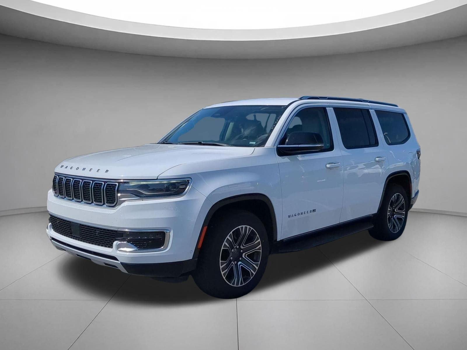 Used 2024 Bright White Clearcoat Jeep Series II image 1