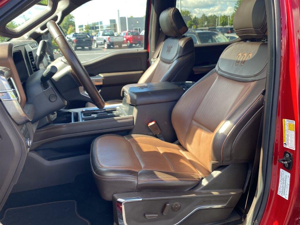 Used 2024 Rapid Red Metallic Tinted Clearcoat Ford King Ranch image 2