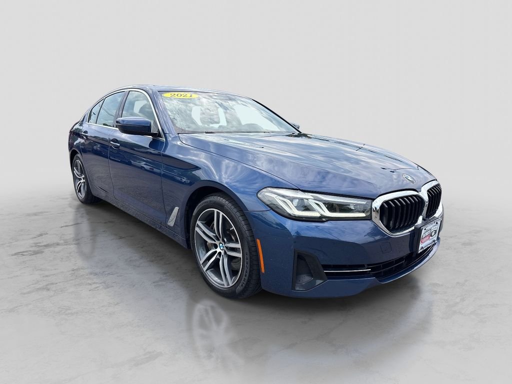 Used 2021 Blue BMW 540i xDrive image 7