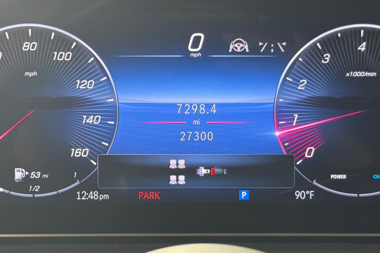 Certified Used 2024 MANUFAKTUR Alpine Grey Mercedes-Benz GLS 450 image 25