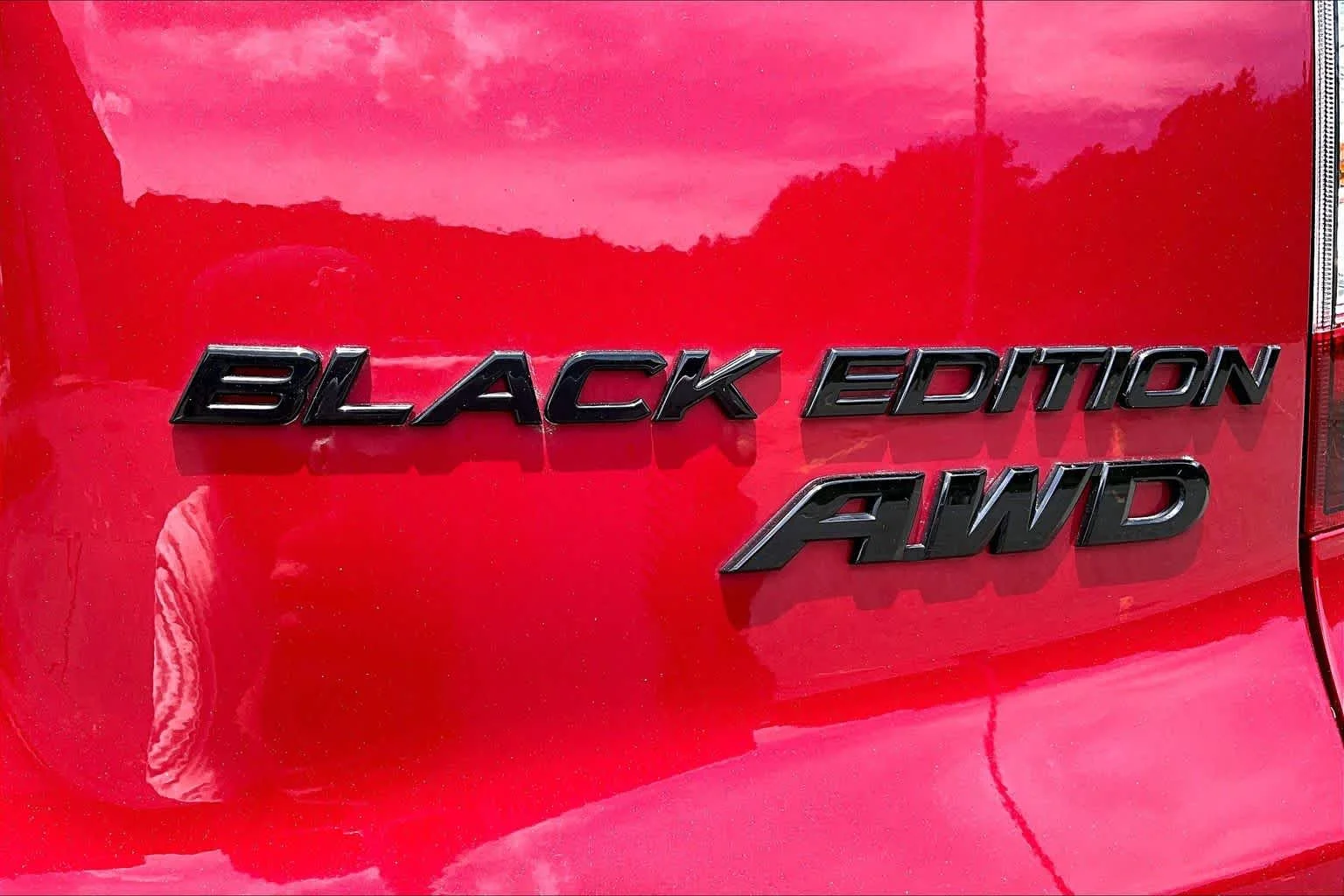 Used 2024 Radiant Red Metallic II Honda Black Edition image 10
