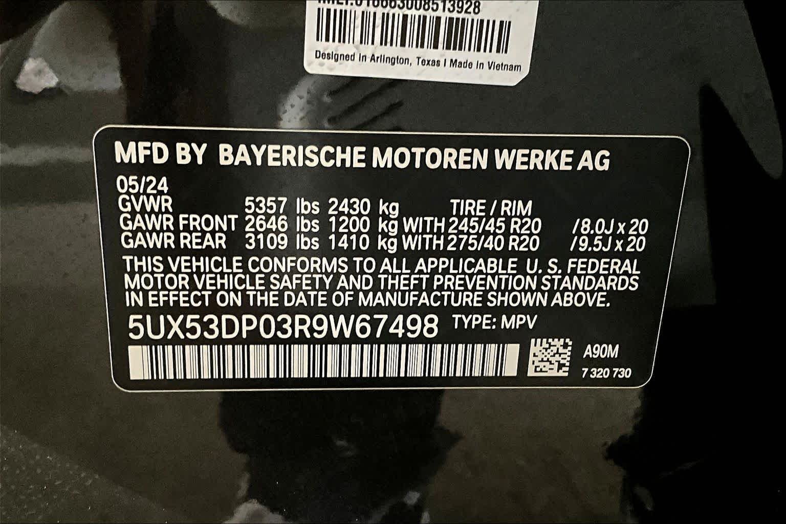 Used 2024 Dark Graphite Metallic BMW xDrive30i image 31