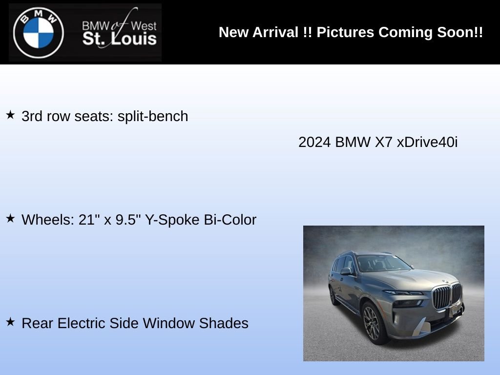 Used 2024 Gray BMW xDrive40i image 14