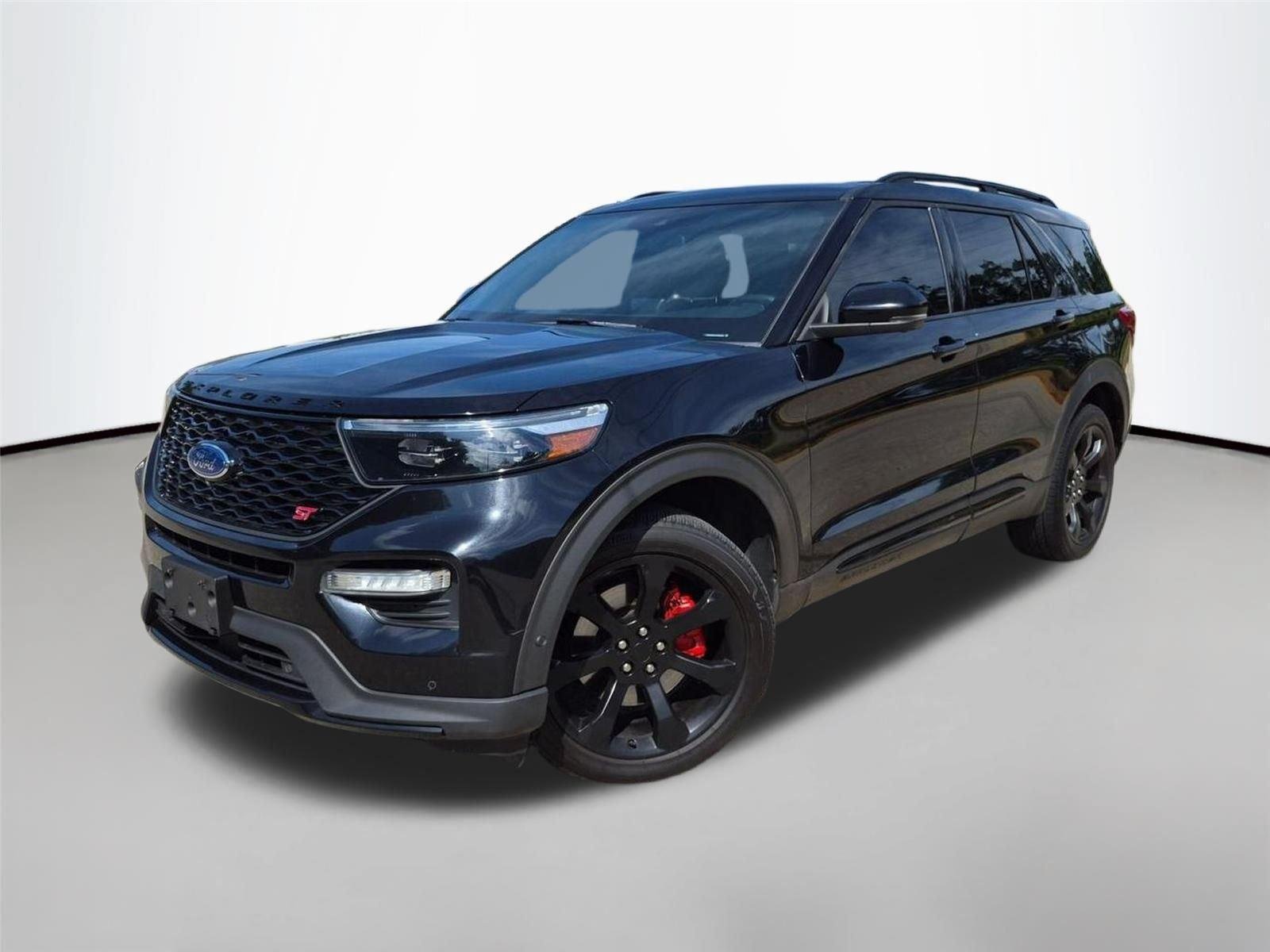 Used 2020 Agate Black Metallic Ford ST image 1