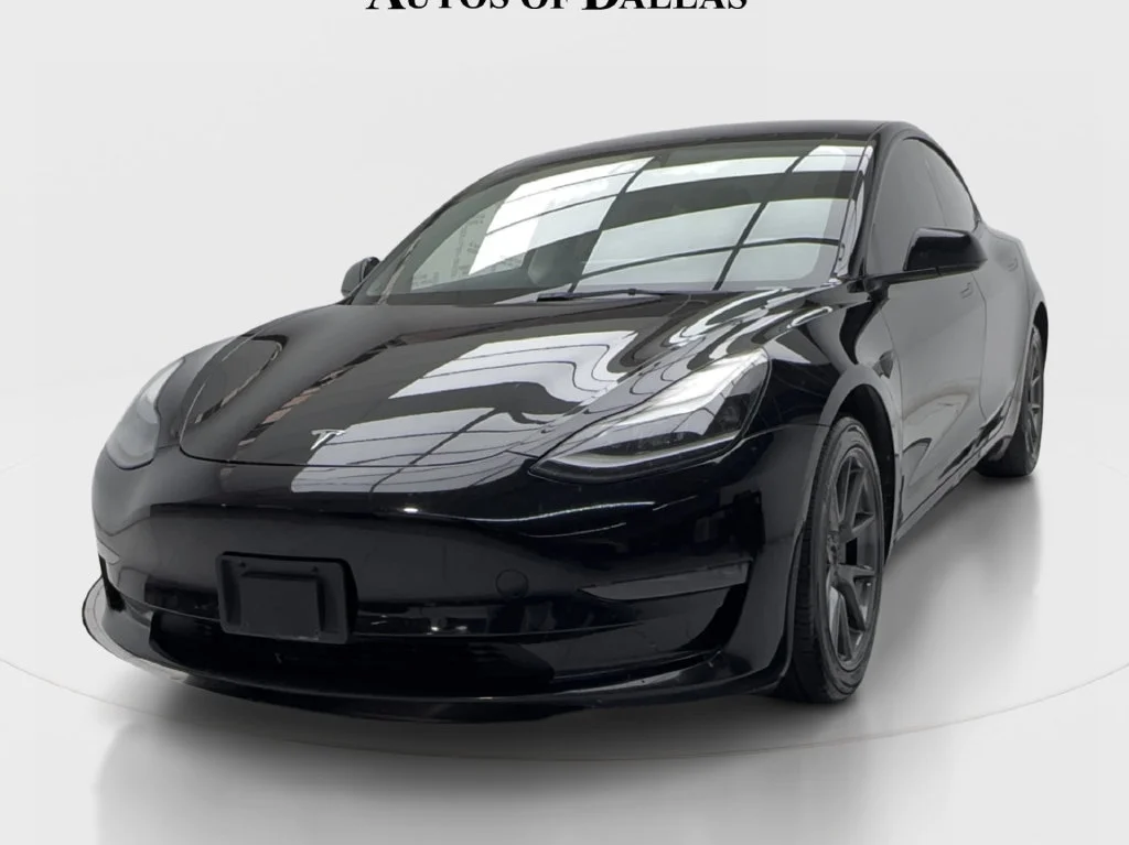 Used 2022 Black Tesla Base image 5
