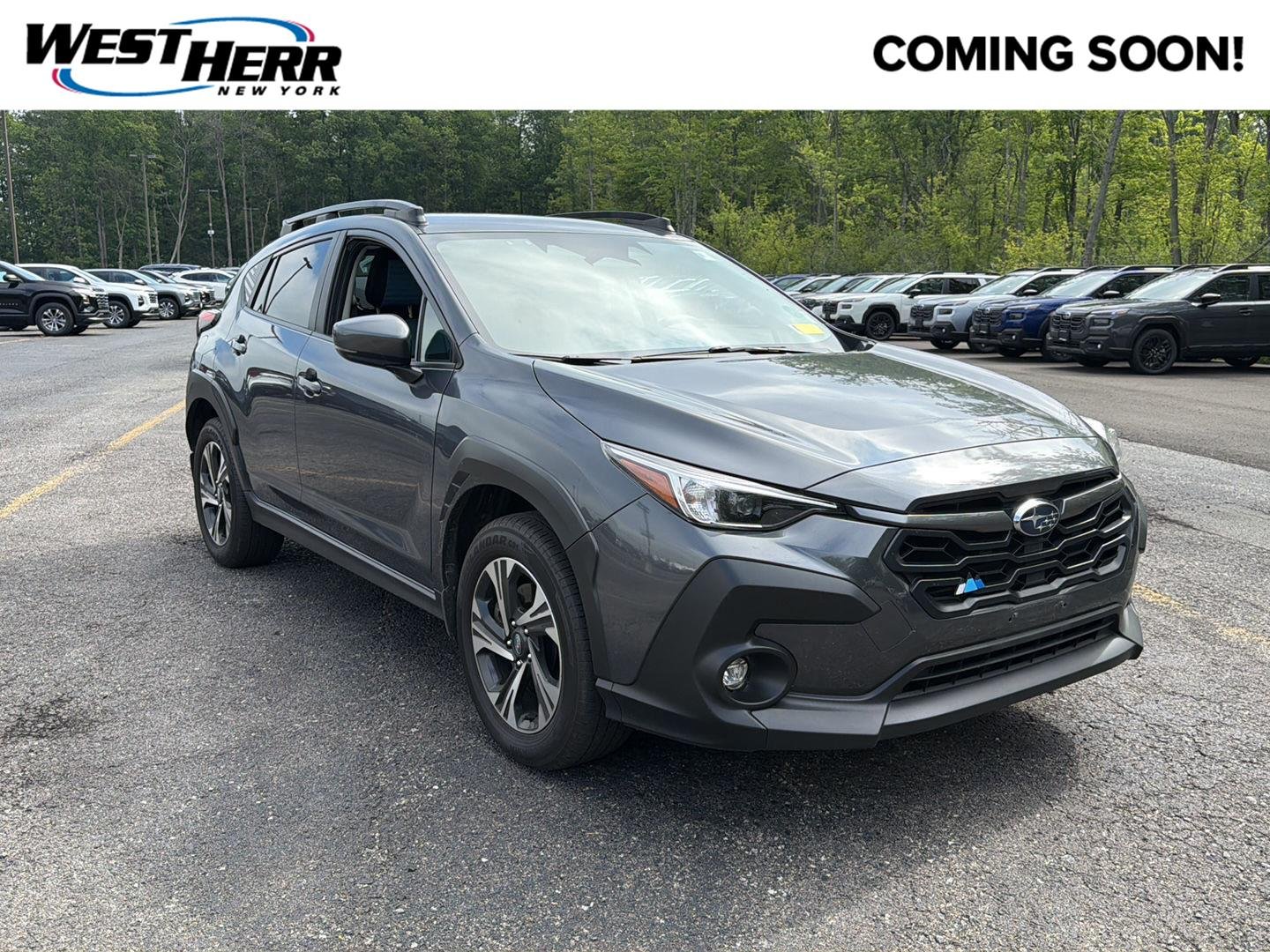 Used 2024 Magnetite Gray Metallic Subaru Premium image 1