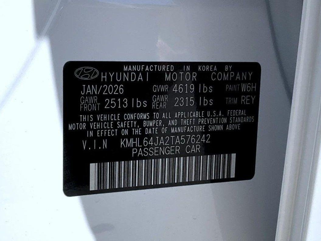 New 2026 White Hyundai SEL Sport image 26