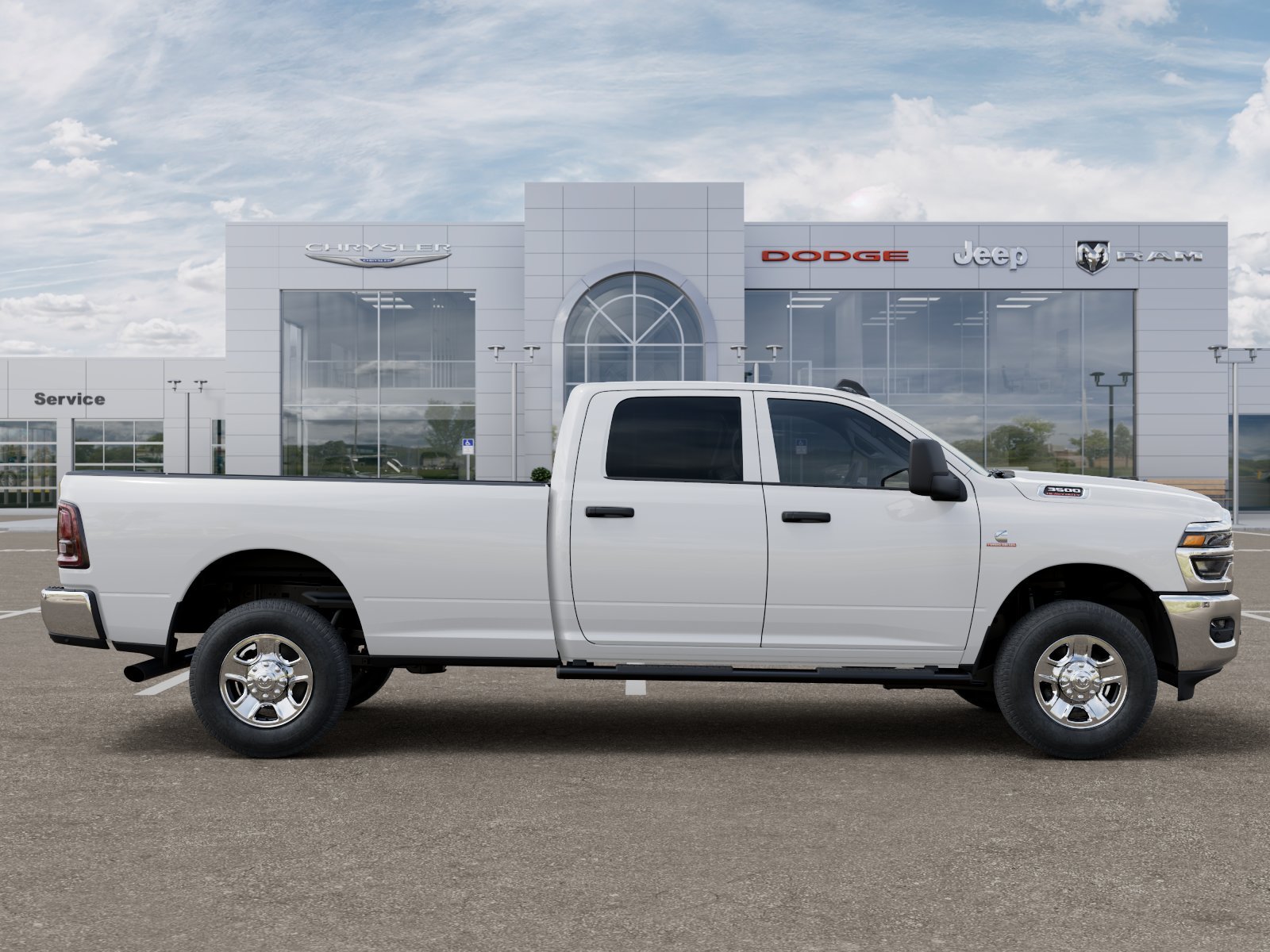 New 2026 Bright White Clear-Coat Exterior Paint RAM Tradesman Long Bed image 51