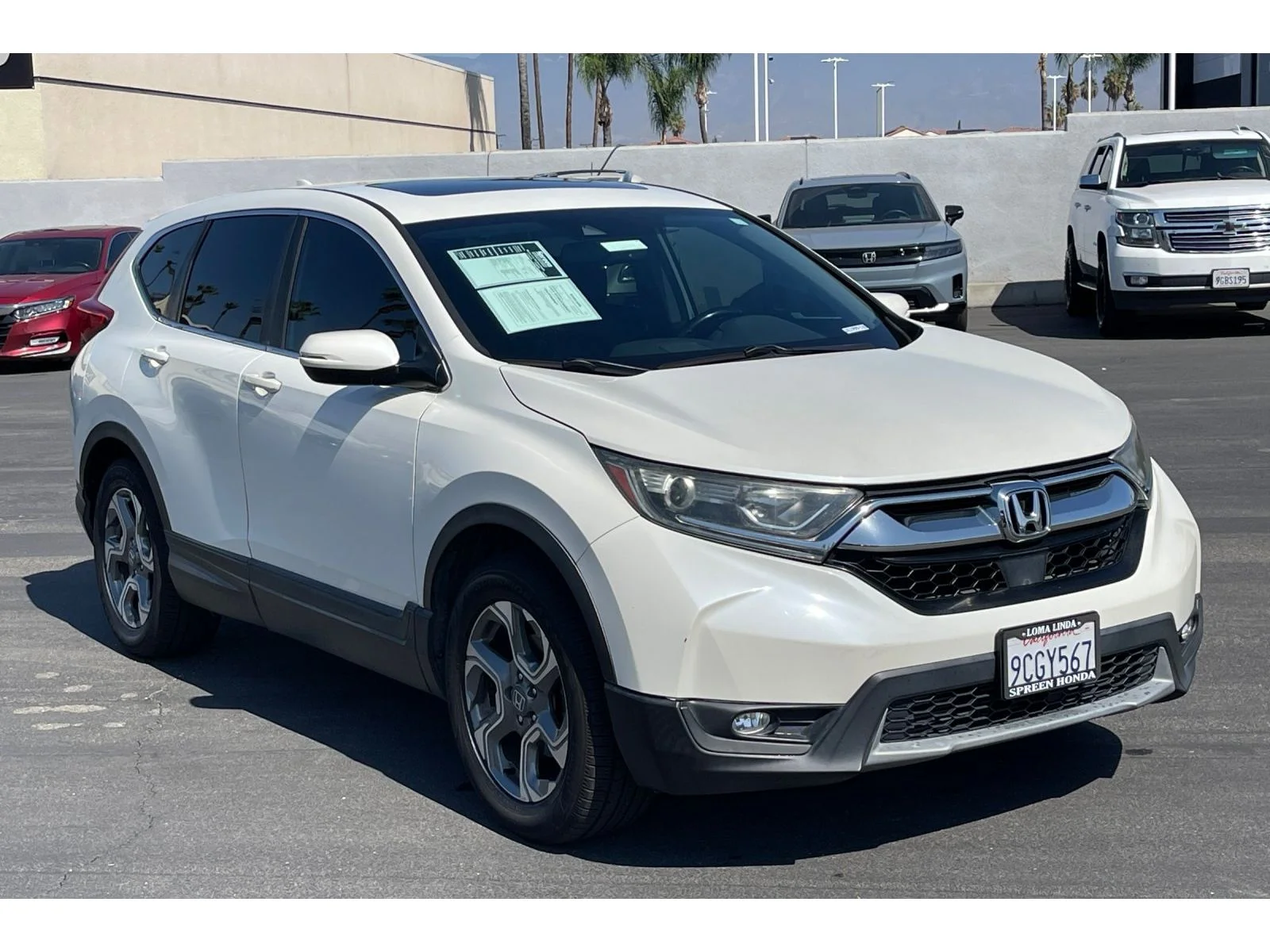 Used 2018 White Diamond Pearl Honda EX-L image 8