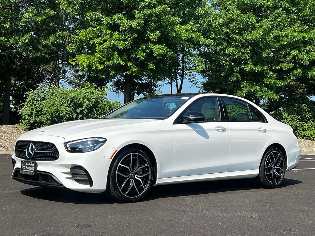 Certified Used 2021 White Mercedes-Benz E 350 image 1