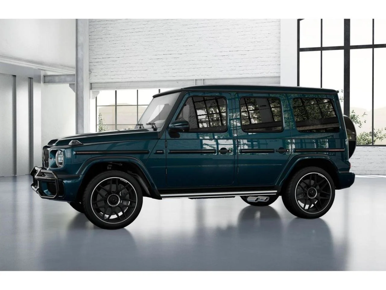 New 2027 MANUFAKTUR Sea Blue metallic Mercedes-Benz AMG® G 63 SUV image 36