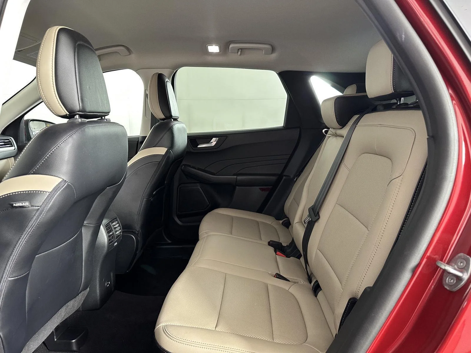 Used 2021 Rapid Red Metallic Tinted Clearcoat Ford SEL image 28