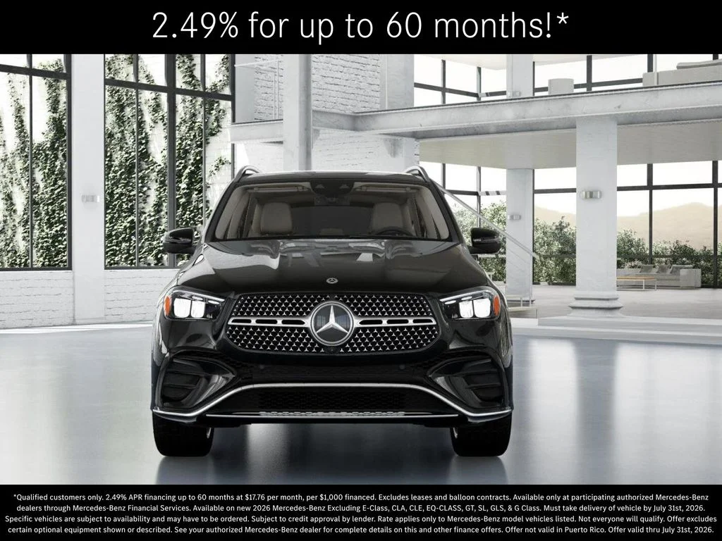 New 2026 Obsidian Black Metallic Mercedes-Benz GLE 450 image 7