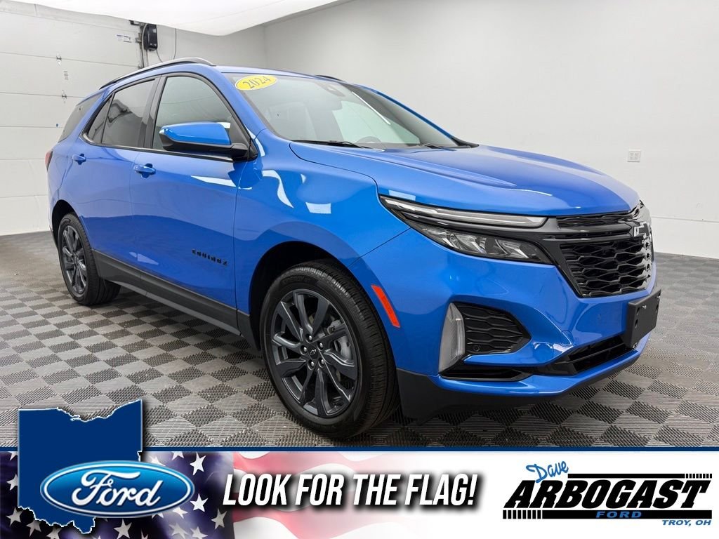 Used 2024 Rip Tide Blue Chevrolet RS image 1