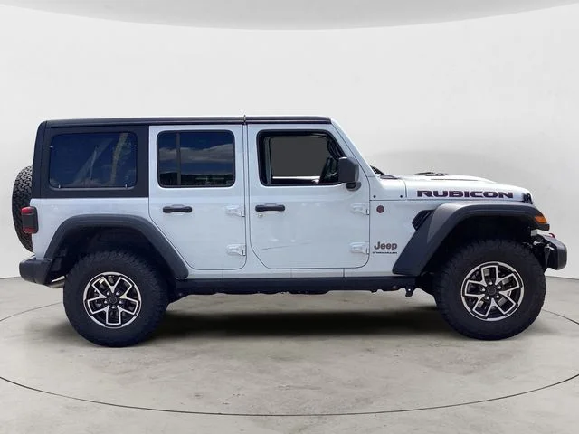 Used 2025 Bright White Clearcoat Jeep Rubicon image 6