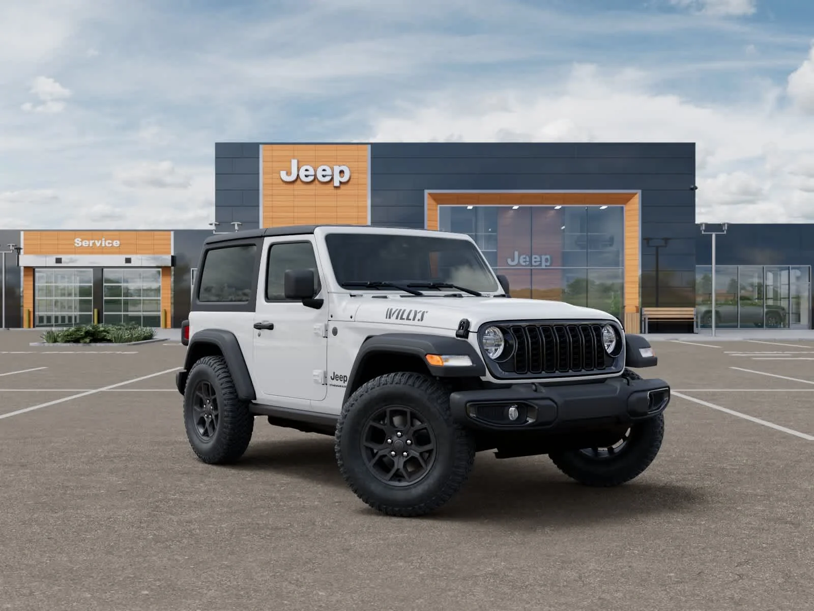 New 2026 Bright White Clearcoat Jeep Willys image 5
